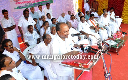 Defence Minister A K Antony in Kasargod